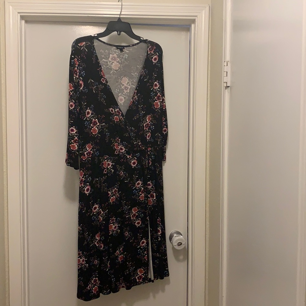 Floral Wrap Dress